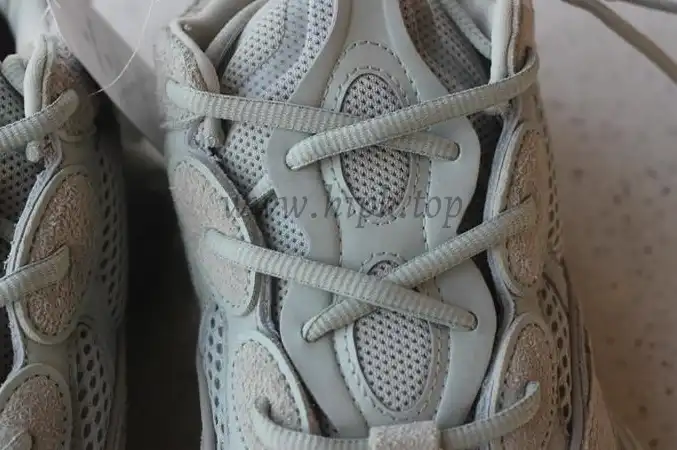 God Yeezy 500 Salt EE7287 retail sample version ready