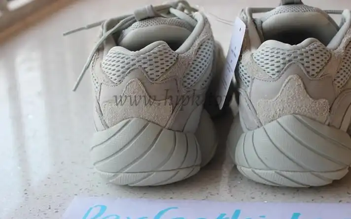 God Yeezy 500 Salt EE7287 retail sample version ready