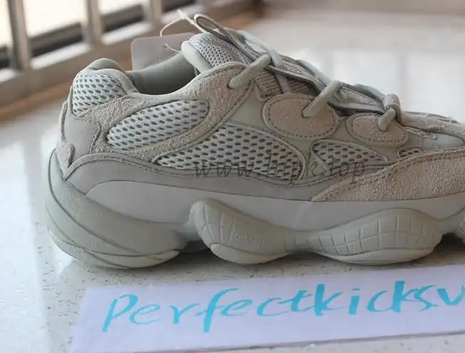 God Yeezy 500 Salt EE7287 retail sample version ready