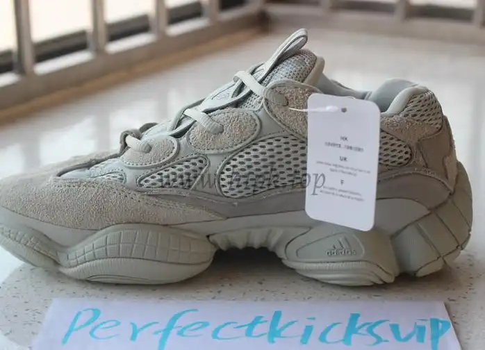 God Yeezy 500 Salt EE7287 retail sample version ready