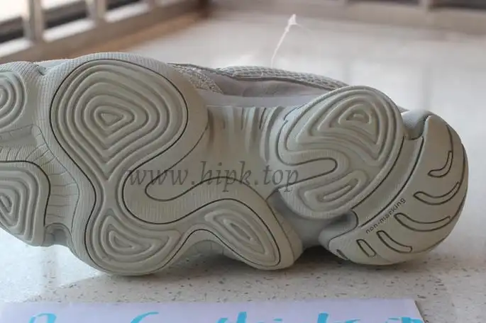 God Yeezy 500 Salt EE7287 retail sample version ready