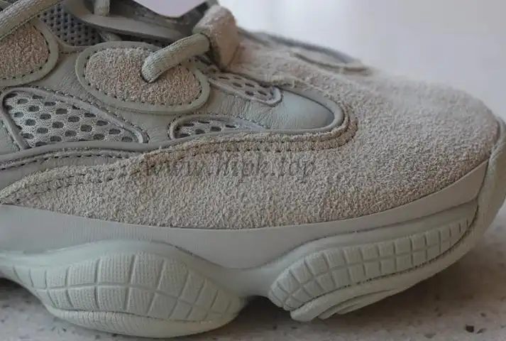 God Yeezy 500 Salt EE7287 retail sample version ready