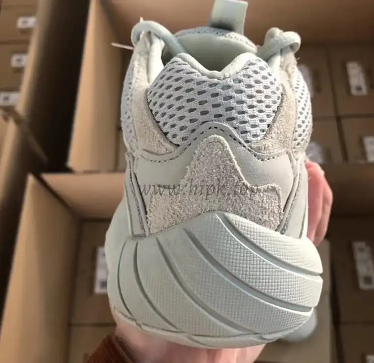 God Yeezy 500 Salt EE7287 retail sample version ready