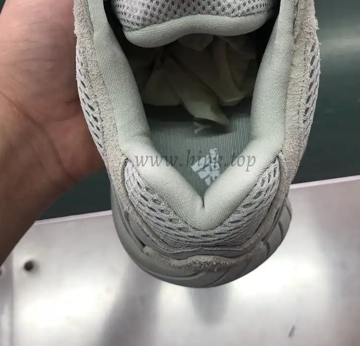 God Yeezy 500 Salt EE7287 retail sample version ready