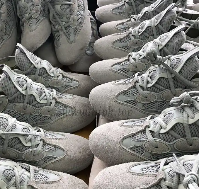 God Yeezy 500 Salt EE7287 retail sample version ready