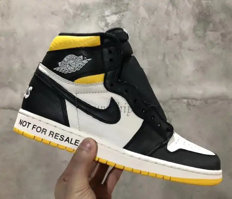 PK GOD AIR JORDAN 1 NRG “NO L’S” NOT FOR RESALE Yellow BEST RETAIL VERSION IN THE MARKET READY TO SHIP