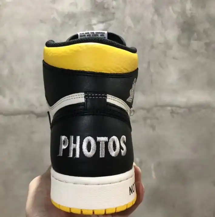 PK GOD AIR JORDAN 1 NRG “NO L’S” NOT FOR RESALE Yellow BEST RETAIL VERSION IN THE MARKET READY TO SHIP