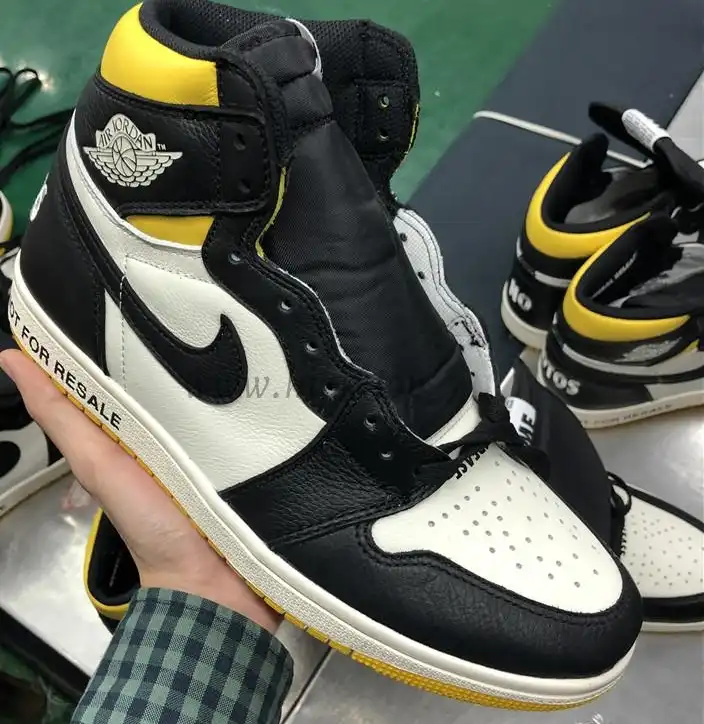 PK GOD AIR JORDAN 1 NRG “NO L’S” NOT FOR RESALE Yellow BEST RETAIL VERSION IN THE MARKET READY TO SHIP