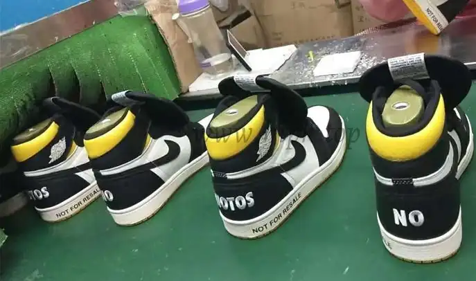 PK GOD AIR JORDAN 1 NRG “NO L’S” NOT FOR RESALE Yellow BEST RETAIL VERSION IN THE MARKET READY TO SHIP