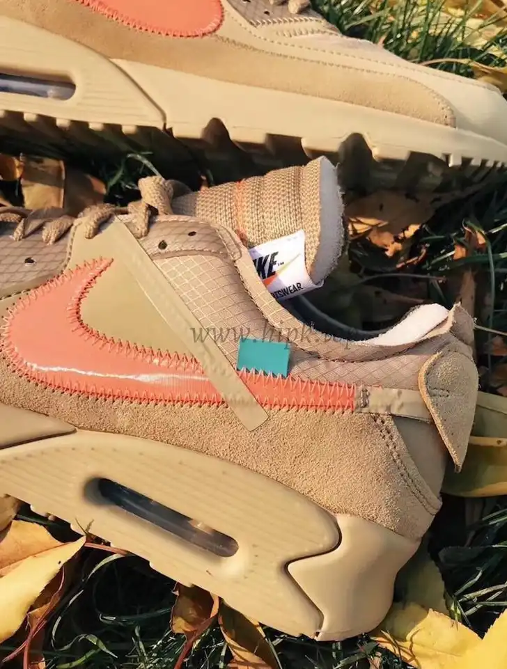 PK GOD Off-White x Nike Air Max 90 Desert Ore ready to ship