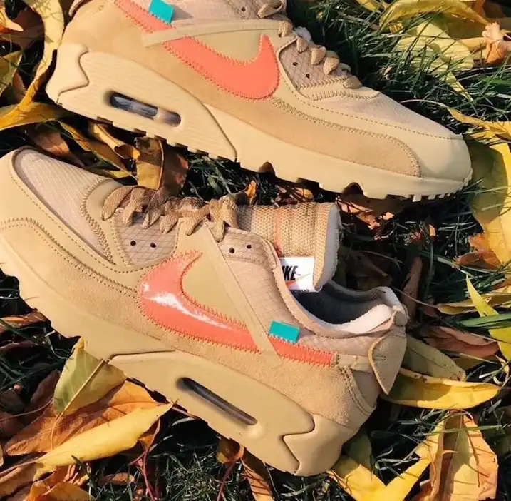 PK GOD Off-White x Nike Air Max 90 Desert Ore ready to ship