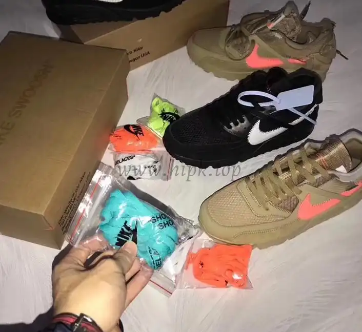 PK GOD Off-White x Nike Air Max 90 Desert Ore ready to ship