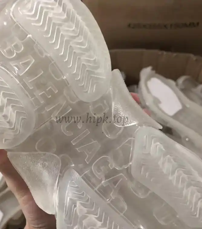 PK God Balencia Paris triple s true white 2019 version newest sole official with retail materials ready to ship