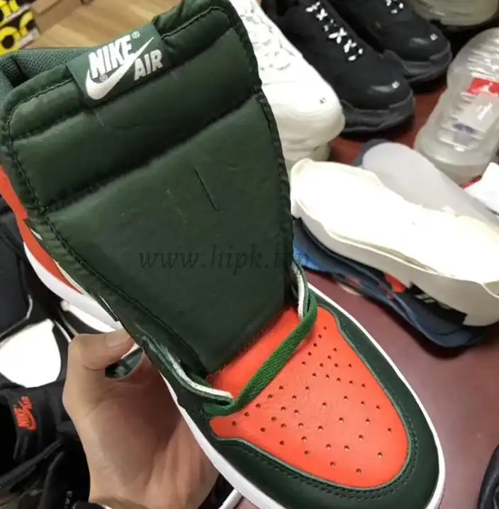 PK GOD AIR JORDAN 1 RETRO HIGH OG “PINE GREEN” 2020 reatail leather ready to ship