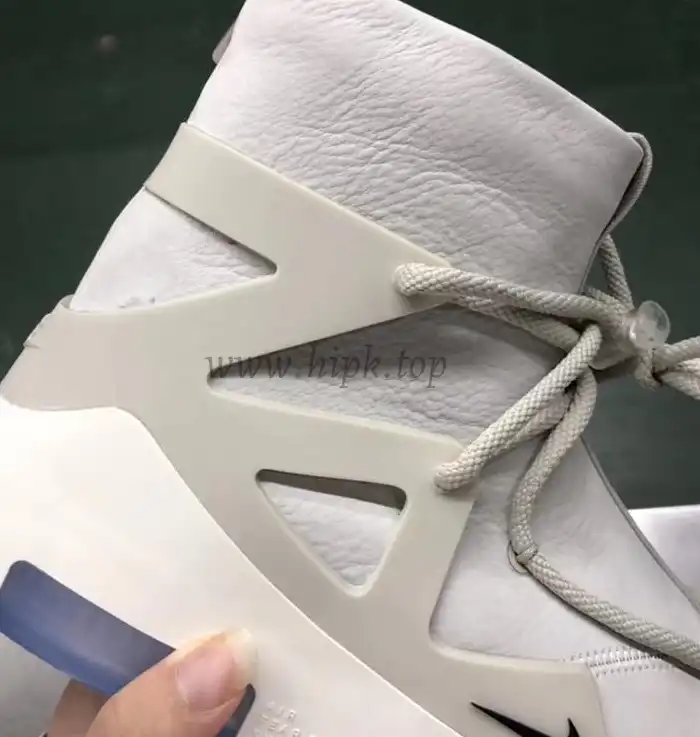 EXCLUSIVE RETAIL PK GOD NIKE AIR FEAR OF GOD 1 LIGHT BONE BLACK AR4237-002 READY TO SHIP