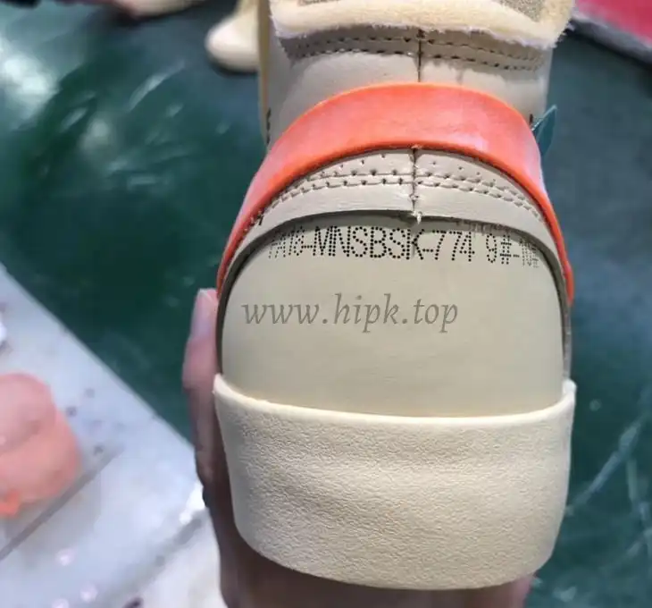 PK God OFF-WHITE x Nike Blazer Mid Orange“ALL HALLOWS EVE”retail materials ready to ship