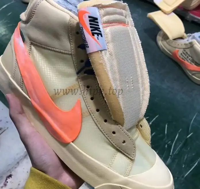 PK God OFF-WHITE x Nike Blazer Mid Orange“ALL HALLOWS EVE”retail materials ready to ship