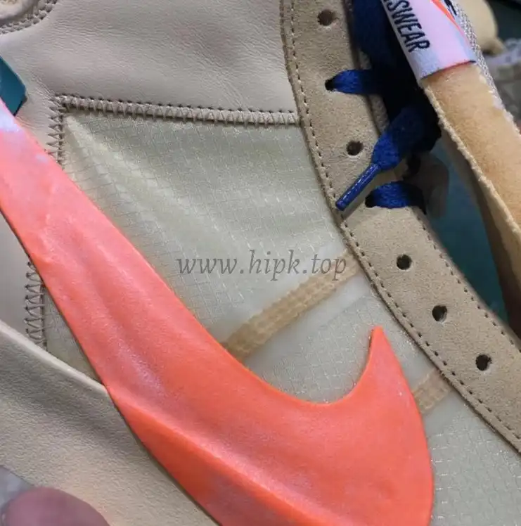 PK God OFF-WHITE x Nike Blazer Mid Orange“ALL HALLOWS EVE”retail materials ready to ship