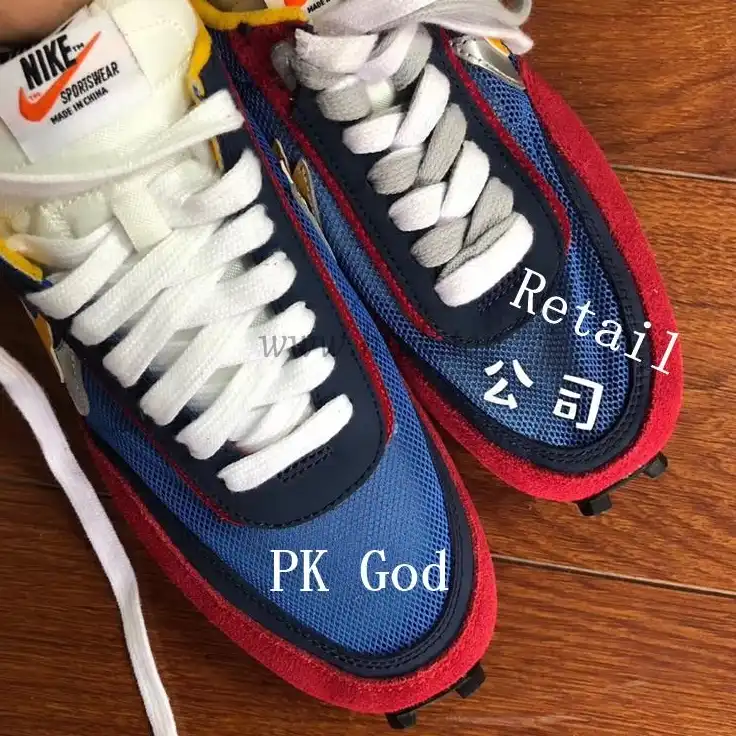 PK God Sacai X Nike LDV Waffle Blue Multi retail matearials ready to ship