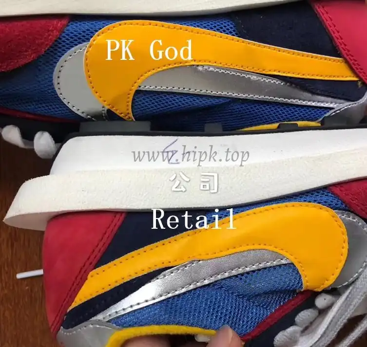 PK God Sacai X Nike LDV Waffle Blue Multi retail matearials ready to ship