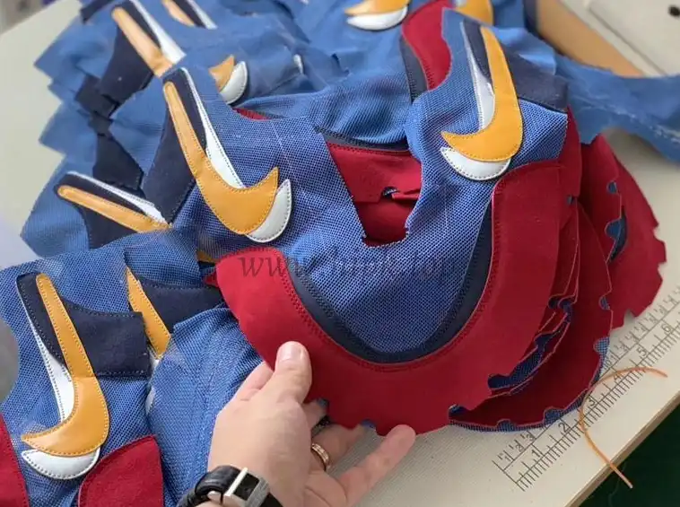 PK God Sacai X Nike LDV Waffle Blue Multi retail matearials ready to ship