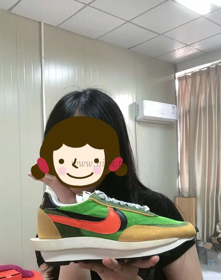 PK God Sacai X Nike LDV Waffle Green Multi retail matearials ready to ship