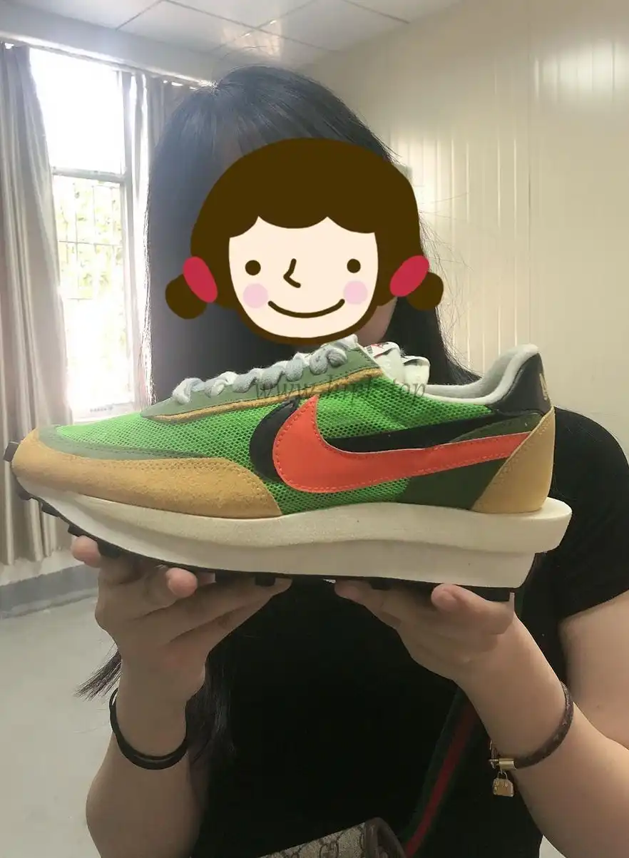 PK God Sacai X Nike LDV Waffle Green Multi retail matearials ready to ship