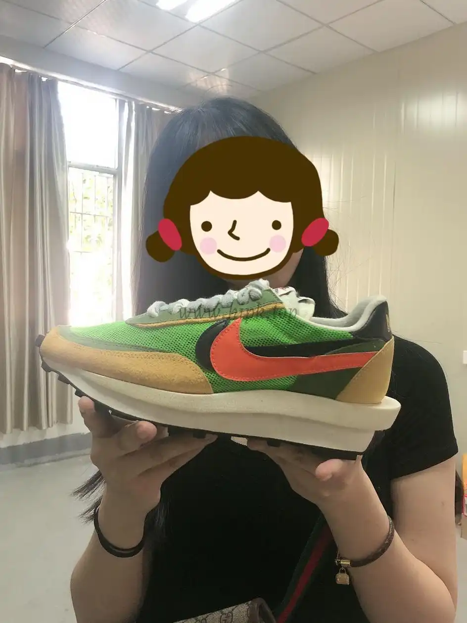 PK God Sacai X Nike LDV Waffle Green Multi retail matearials ready to ship