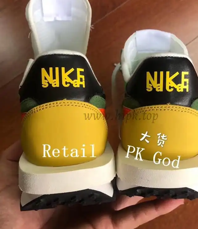 PK God Sacai X Nike LDV Waffle Green Multi retail matearials ready to ship