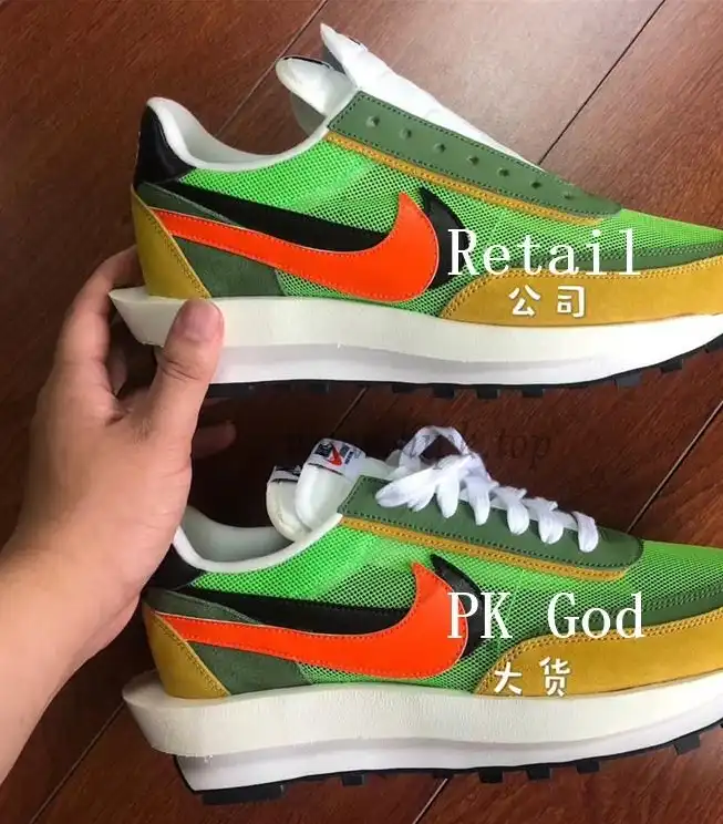 PK God Sacai X Nike LDV Waffle Green Multi retail matearials ready to ship