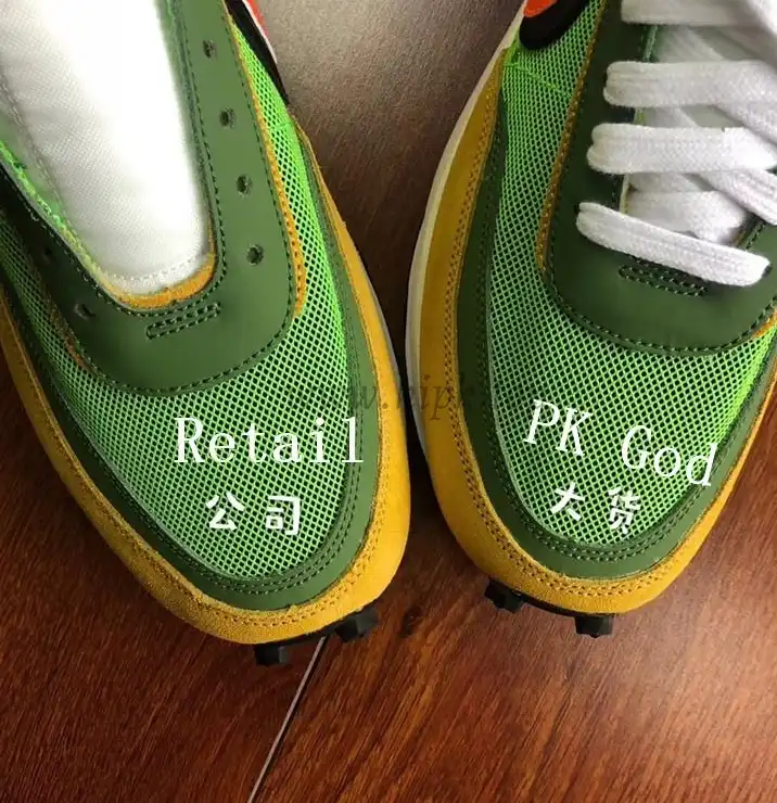 PK God Sacai X Nike LDV Waffle Green Multi retail matearials ready to ship