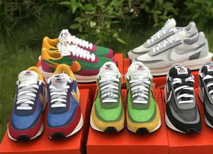 PK God Sacai X Nike LDV Waffle Green Multi retail matearials ready to ship