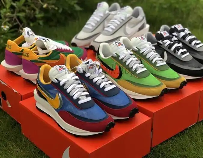 PK God Sacai X Nike LDV Waffle Green Multi retail matearials ready to ship