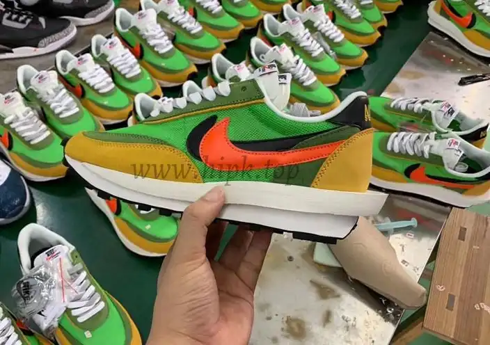 PK God Sacai X Nike LDV Waffle Green Multi retail matearials ready to ship