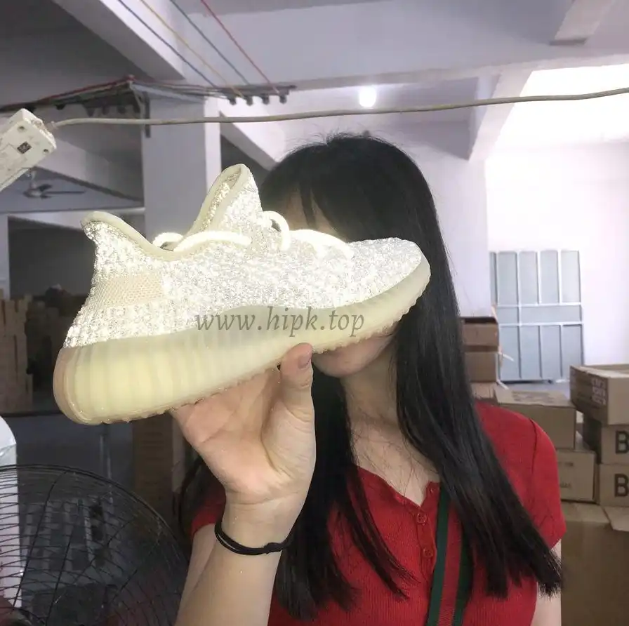 EXCLUSIVE PK GOD YEEZY 350 V2 Lundmark 3M reflective WITH REAL PREMEKNIT FROM HUAYIYI WHICH OFFER PRIMEKNIT TO ADIDAS DIRECTLY READY TO SHIP