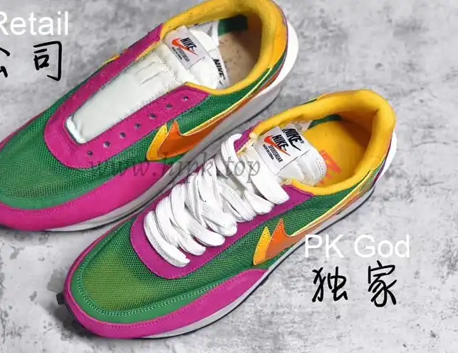 PK GOD SACAI X NIKE LDV WAFFLE BLUE Daybreak Surfaces RETAIL MATEARIALS READY TO SHIP