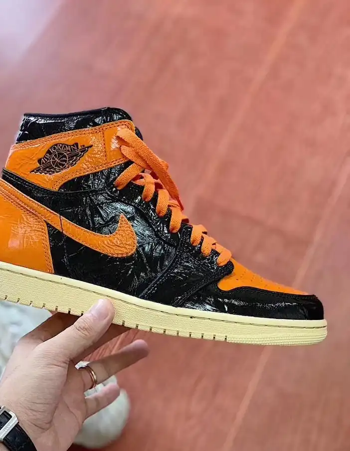 PK God Air Jordan 1 “Shattered Backboard 3.0 retailCrinkled Patent Leather ready to ship