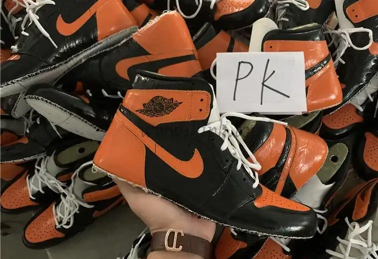 PK God Air Jordan 1 “Shattered Backboard 3.0 retailCrinkled Patent Leather ready to ship