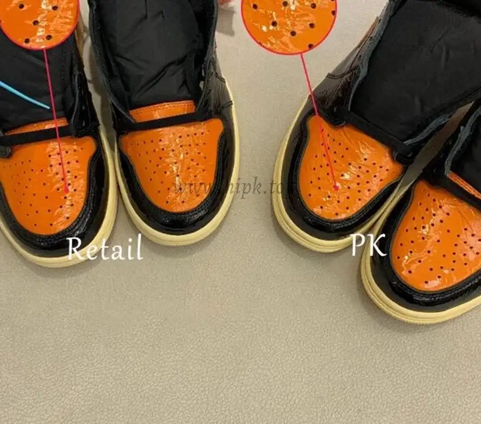 PK God Air Jordan 1 “Shattered Backboard 3.0 retailCrinkled Patent Leather ready to ship