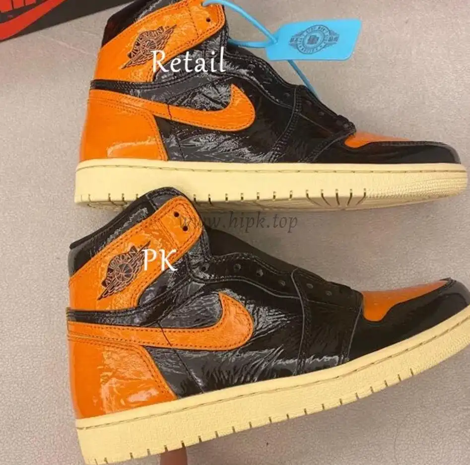 PK God Air Jordan 1 “Shattered Backboard 3.0 retailCrinkled Patent Leather ready to ship