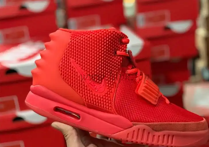 God Air Yeezy 2 Red October Real materials Limited pairs