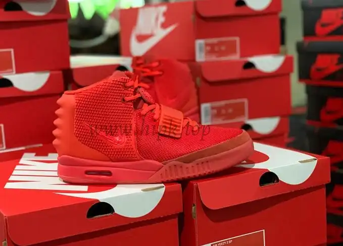 God Air Yeezy 2 Red October Real materials Limited pairs