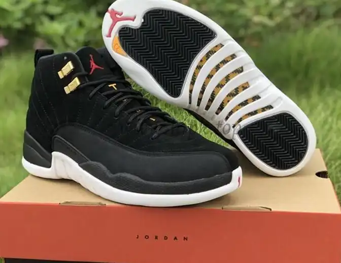 PK God Air Jordan 12 “Reverse Taxi” Real materails ready to ship