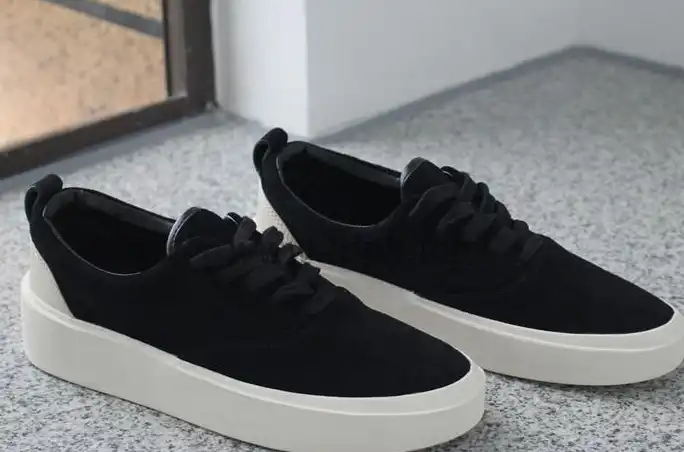 PK God FEAR OF GOD 101 LOW SNEAKER all black BONE SUEDE real materials ready to ship