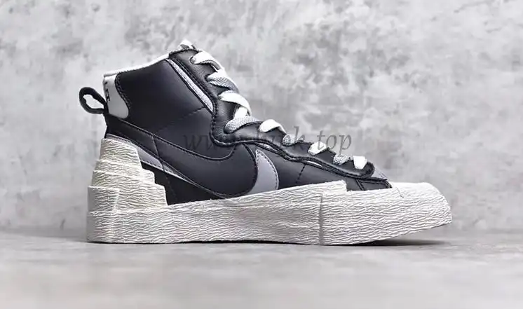 PK God Sacai X NK Blazer with Dunk black grey real materials ready to ship