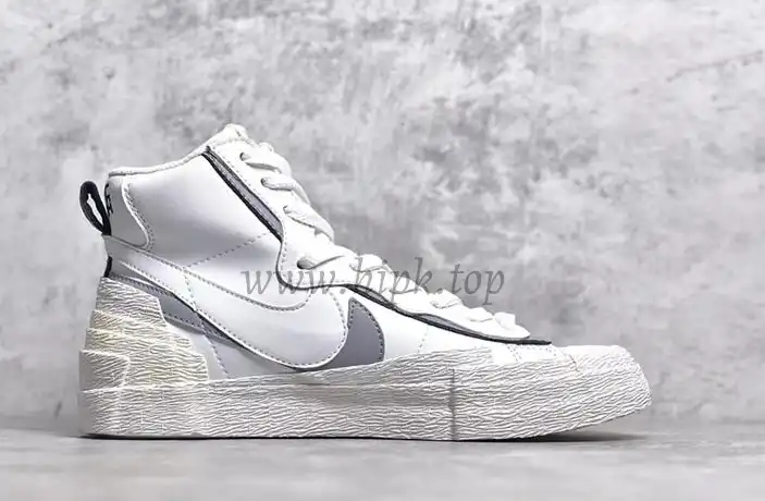 PK God Sacai X NK Blazer with Dunk white grey real materials ready to ship