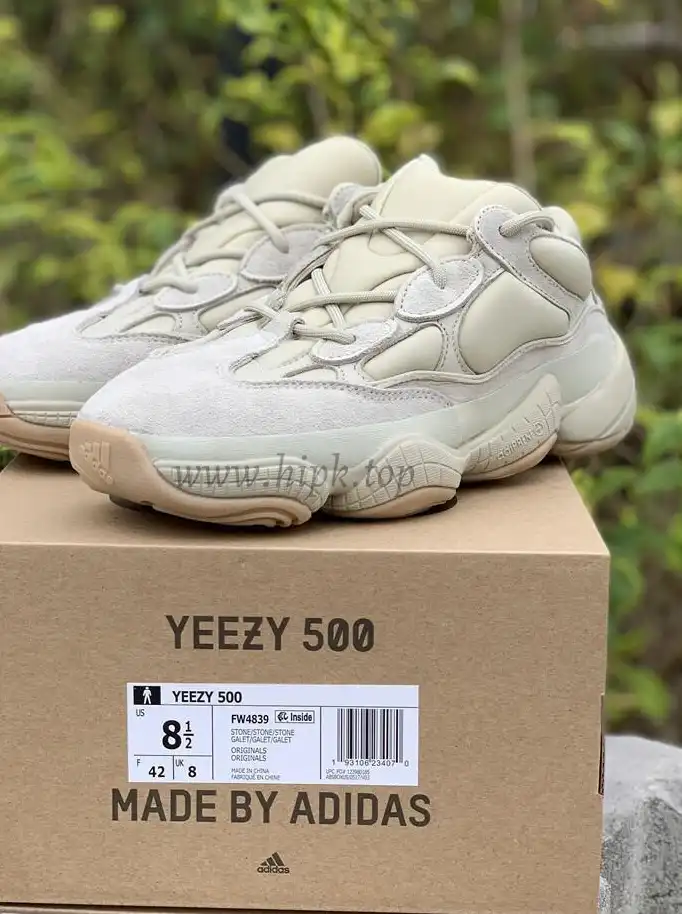 PK GOD YEEZY 500 “Stone”FW483929 RETAIL VERSION READY TO SHIP