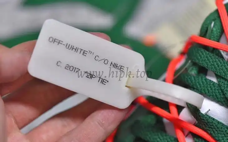 PK God exclusive OFF-WHITE x Futura x Nike Dunk white pine green retail materails ready to ship