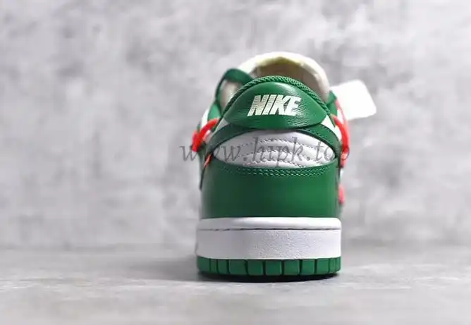 PK God exclusive OFF-WHITE x Futura x Nike Dunk white pine green retail materails ready to ship