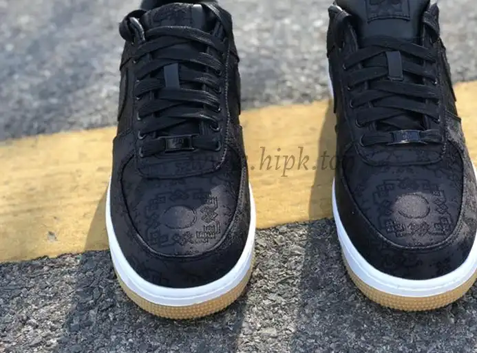 PK GOD CLOT x fragment x Nike Air Force 1 PRM BLACK retail materials ready to ship